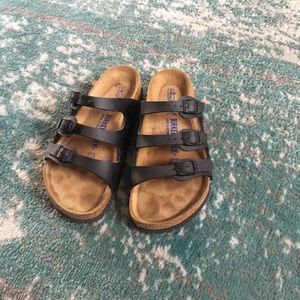 Birkenstock sandals, black, size 37